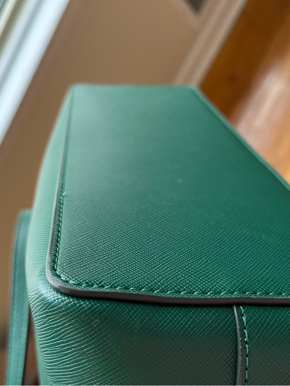 RARE Dark Green Kate Spade Tote - Picture 7 of 13